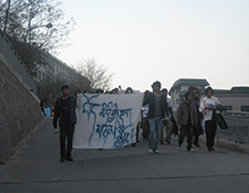 Tibetan North-west University Students Protest in Lanzhou